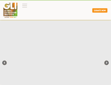 Tablet Screenshot of globallivingston.org